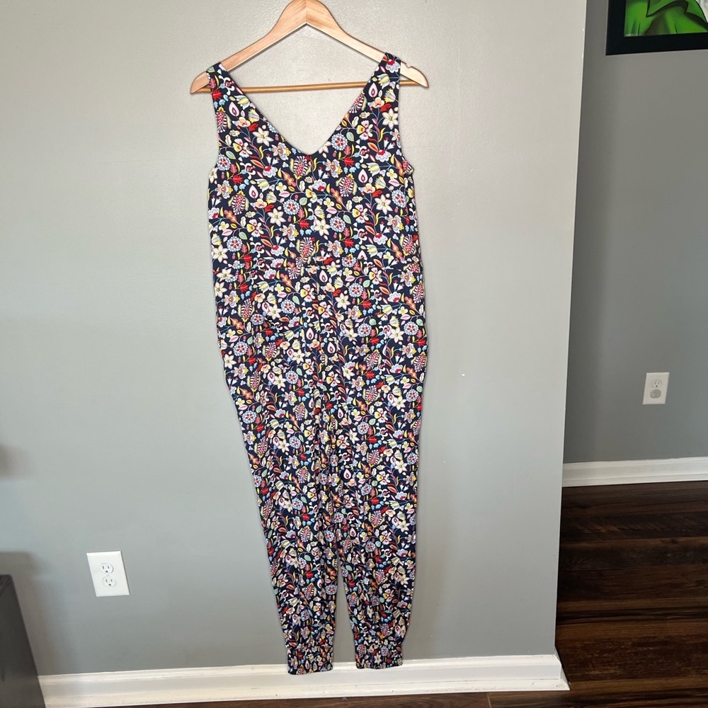NWT Boden Cecilia Jumpsuit - Navy Floral - Picture 4 of 13